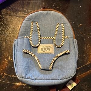 Blue Denim Mini Backpack for Kids